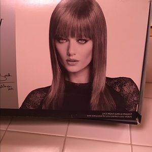 Sleek and straight wig